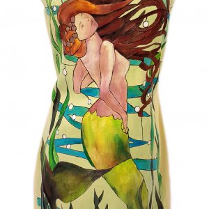 Save mermaids - kézzel festett tubusruha (méret: M)