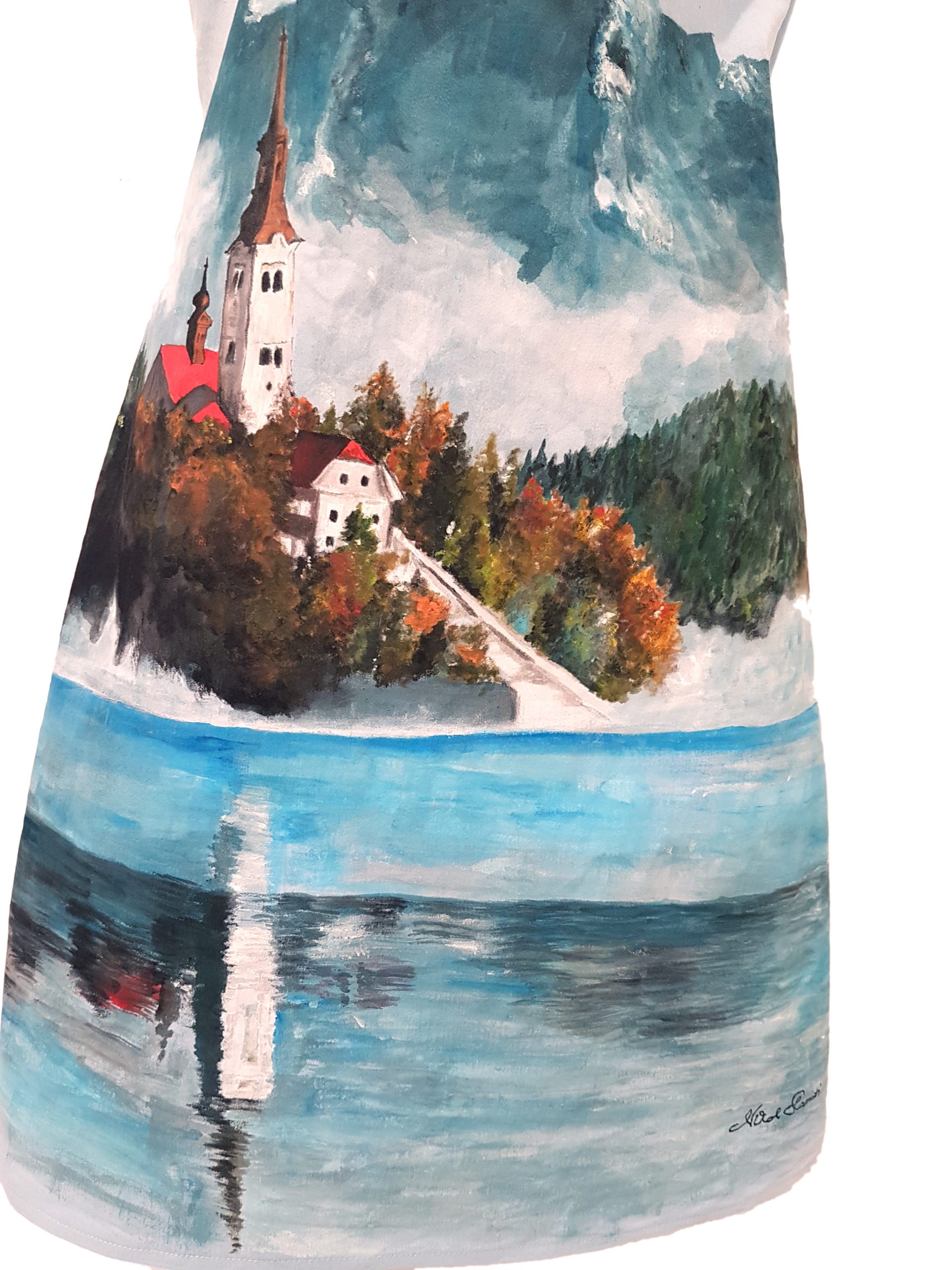 Bled - kézzel festett tubusruha (méret: S) - Image 3
