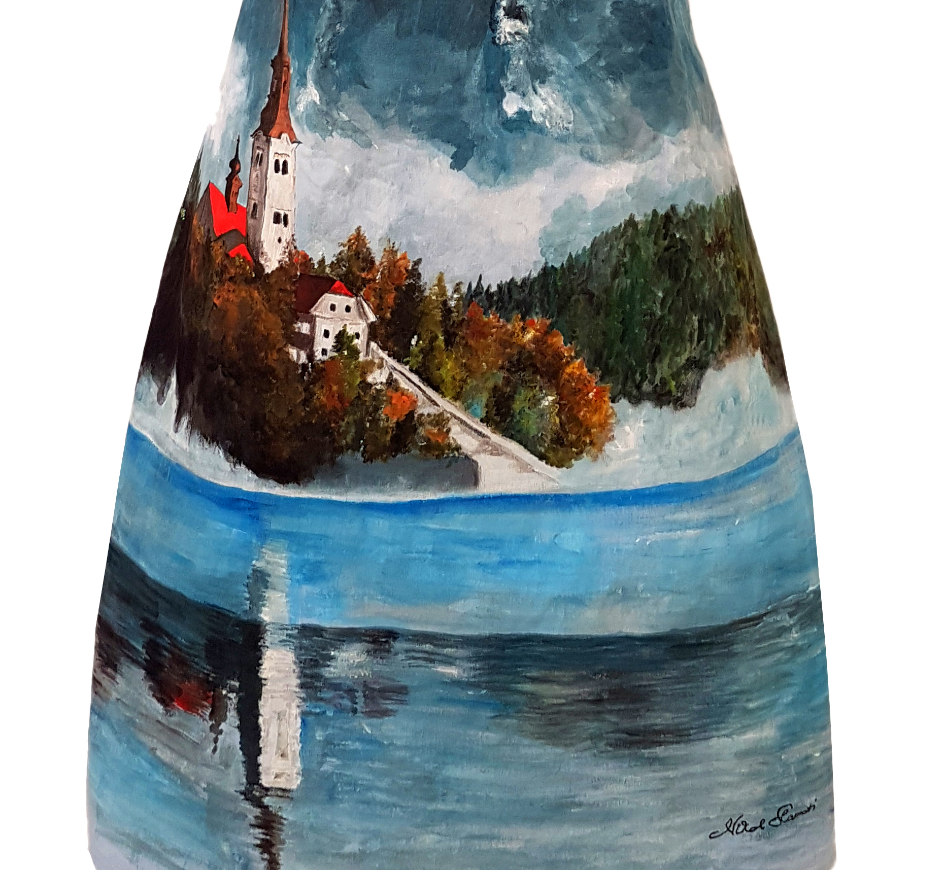 Bled - kézzel festett tubusruha (méret: S) - Image 5
