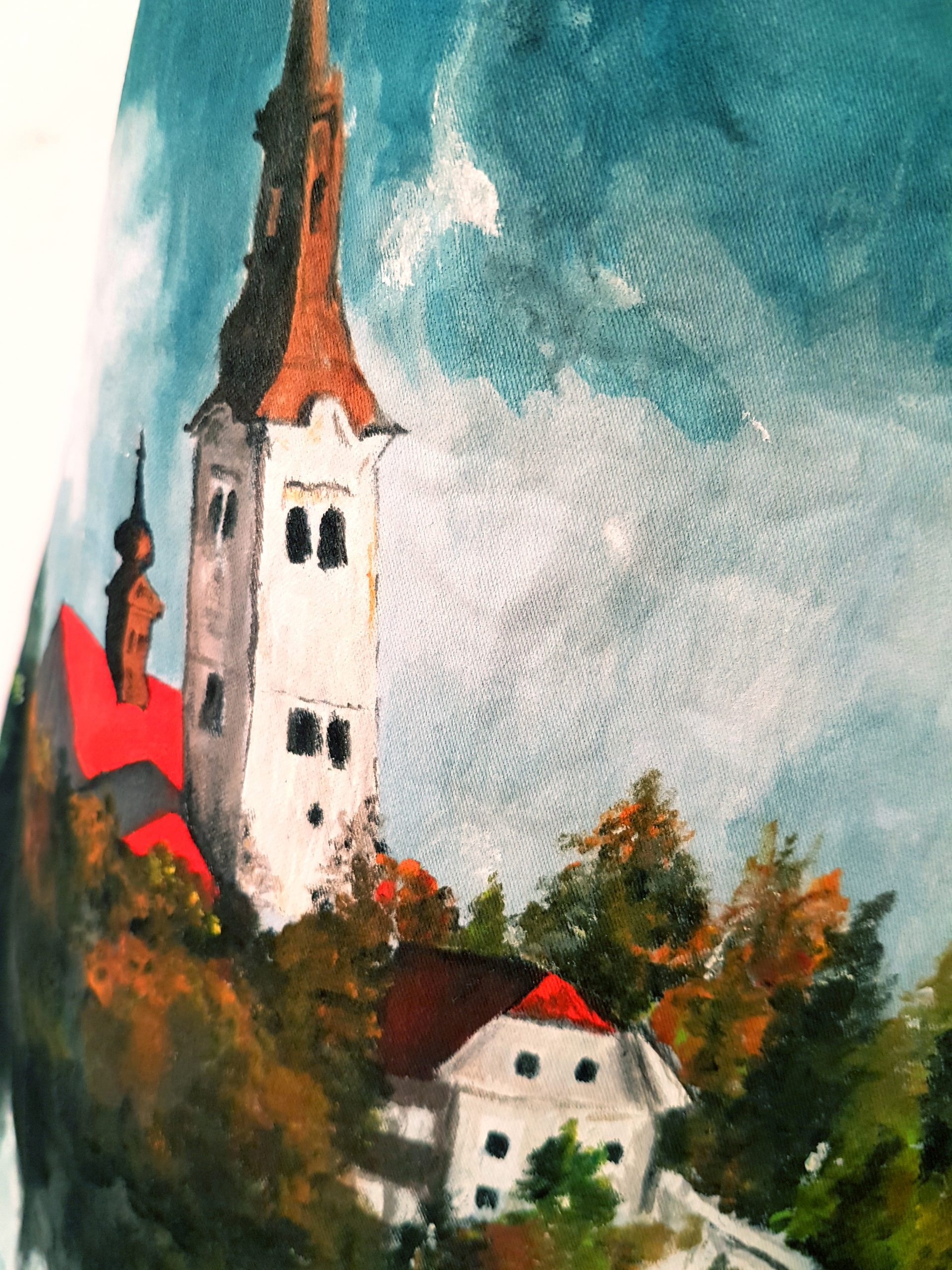 Bled - kézzel festett tubusruha (méret: S) - Image 8